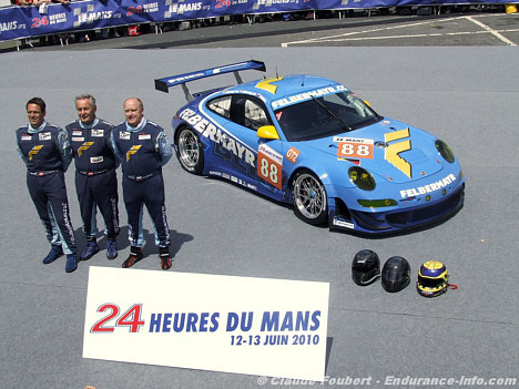 #88 Felbermayer Proton teamet var et af reserverne, men er nu med til 2010 løbet
(Foto: Claude Foubert - Endurance-Info.com)